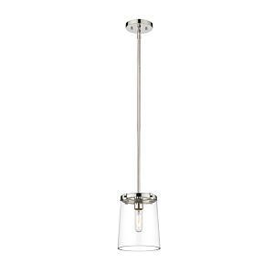 Z-Lite Callista 1-Light Mini Pendant Light In Polished Nickel