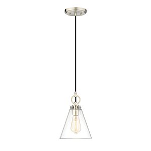 Z-Lite Harper 1-Light Pendant Light In Brushed Nickel