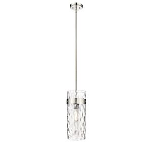 Z-Lite Fontaine 1-Light Pendant Light In Polished Nickel