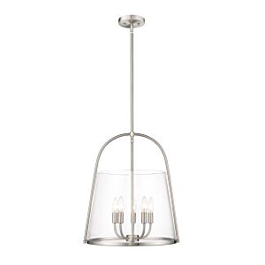 Archis 5-Light Pendant in Brushed Nickel