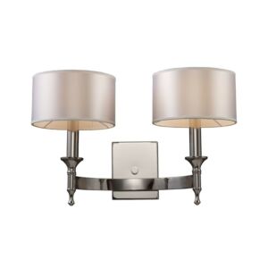 Pembroke  Wall Sconce in Polished Nickel by ELK Home