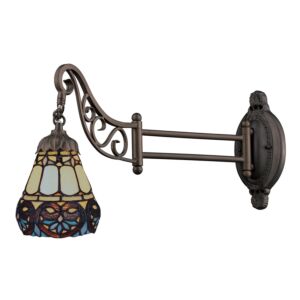 Mix-N-Match 1-Light Wall Sconce in Tiffany Bronze