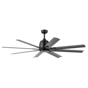 Breda 65"Ceiling Fan in Satin Black by Kichler