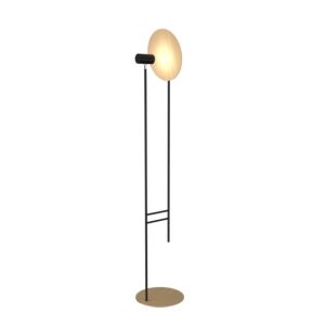 Dot 1-Light Floor Lamp in Maple