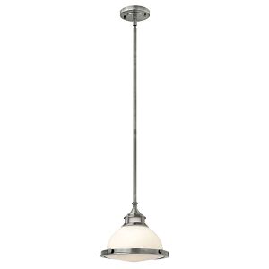 Hinkley Amelia 1-Light Pendant In Polished Antique Nickel