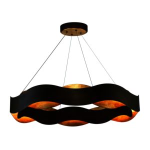 Eurofase Vaughan 1-Light Chandelier in Bronze