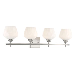 Camrin Four Light Bath in Brushed Nickel by MinkaLavery