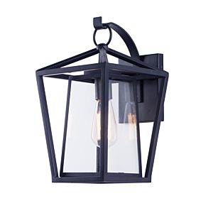 Artisan One Light Outdoor Wall Lantern in Black by Maxim