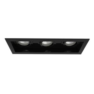 Eurofase Amigo 3-Light Recessed Light in Black