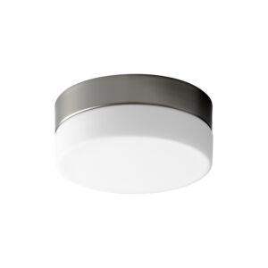 Zuri LED Ceiling Mount in Satin Nickel by Oxygen