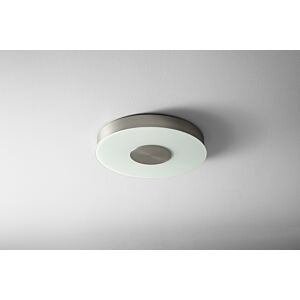 Dione LED Ceiling Mount in Satin Nickel by Oxygen