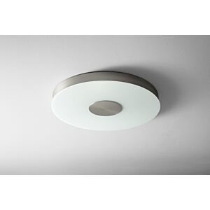 Dione LED Ceiling Mount in Satin Nickel by Oxygen