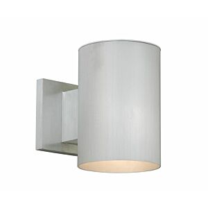 Chiasso 1-Light Outdoor Wall Mount in Satin Aluminum