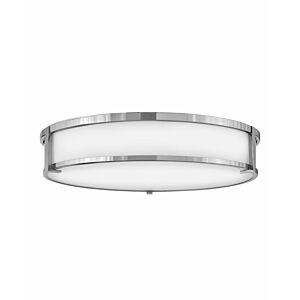 Hinkley Lowell 4-Light Flush Mount Ceiling Light In Chrome