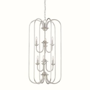 Bella  Chandelier in Brushed Nickel by ELK Home