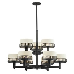 Z-Lite Elea 9-Light Chandelier In Bronze