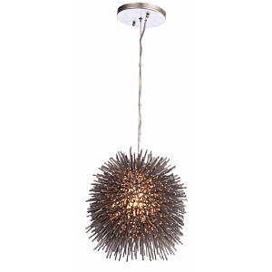 Urchin One Light Mini Pendant in Painted Chrome by Varaluz