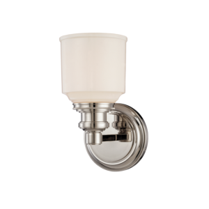 Windham One Light Bath Bracket in Satin Nickel by Hudson Valley