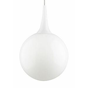 Pele One Light Pendant in Satin Nickel by Visual Comfort Modern