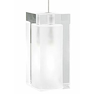 Solitude 1-Light Pendant in Satin Nickel