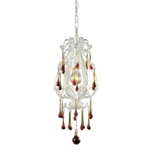 Opulence  Mini Pendant in Antique White by ELK Home