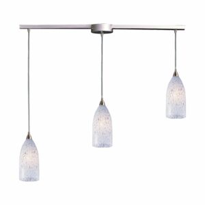 Verona 3-Light Pendant in Satin Nickel