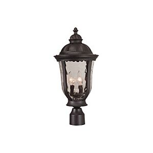 Craftmade Frances 24" Outdoor Post Light in Oiled Bronze Outdoor