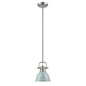 Duncan 1-Light Mini Pendant in Pewter