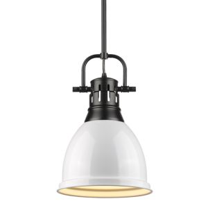 Golden Duncan 14 Inch Mini Pendant in Black