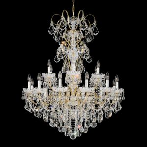 New Orleans 18 Light Chandelier in Gold by Schonbek