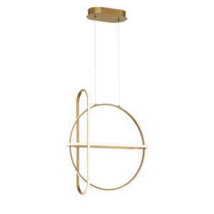 Eurofase Berkley 1-Light Chandelier in Gold