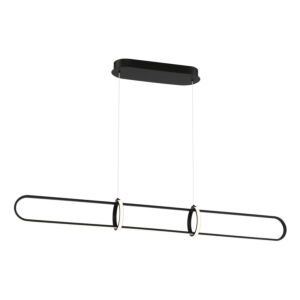 Eurofase Berkley 1-Light Chandelier in Black