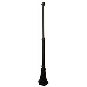 Craftmade Pad Mount Post 80" Outdoor Post Light Posts in Textured Matte Black