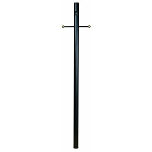 Smooth Direct Burial Post in Textured Black by Craftmade