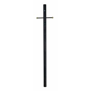 Smooth Direct Burial Post in Textured Black by Craftmade