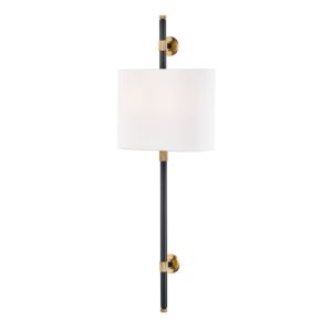 Bowery Two Light Wall Sconce in Aged Old Bronze by Hudson Valley