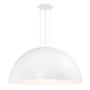 Laverton 5-Light Pendant in White With White