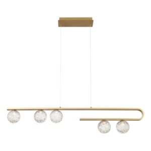 Eurofase Phillimore 5-Light Chandelier in Gold