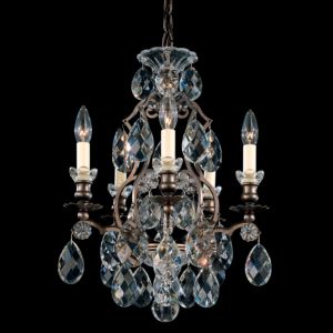 Renaissance Five Light Chandelier in Heirloom Bronze by Schonbek