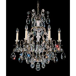 Renaissance Seven Light Chandelier in Etruscan Gold by Schonbek