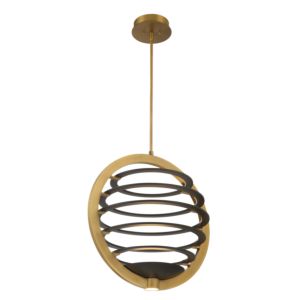 Eurofase Ombra 2-Light Chandelier in Brass