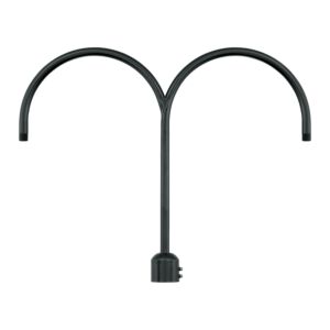 R Series Post Adapter in Satin Black