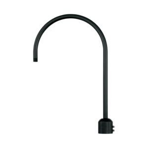 R Series Post Adapter in Satin Black