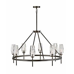 Hinkley Ana 8-Light Pendant In Black Oxide