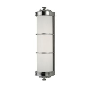 Albany Two Light Wall Sconce in Polished Nickel by Hudson Valley