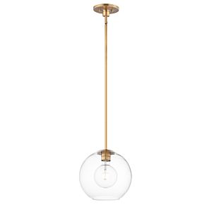 Branch One Light Pendant in Natural Aged Brass by Maxim