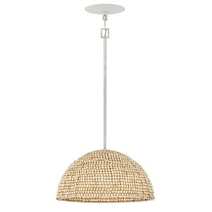 Dalia 1-Light LED Pendant in Textured Plaster