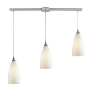 Vesta 3-Light Pendant in Satin Nickel