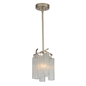 Victoria 1-Light Pendant in Golden Silver