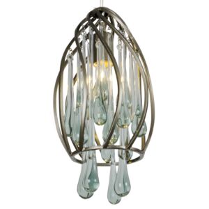 Area 51 One Light Mini Pendant in New Bronze by Varaluz